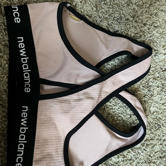 New Balance Women's Sports Bra Collection - White, Black, Pink, Grey - Picture 15 of 16